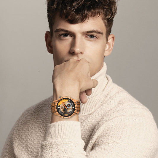 Men's multifunctional quartz watch