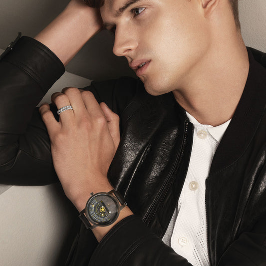Trendy Creative Wooden Watch Business Multi-function Concept Luminous With Date Quartz Watch