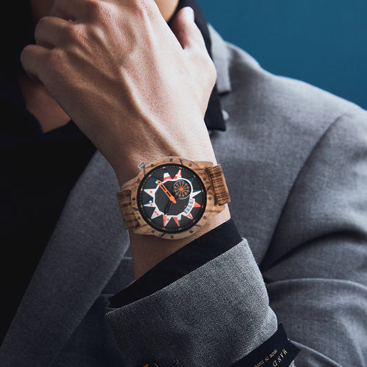 wooden watch men's fashion watch