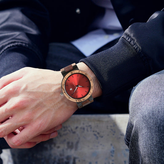 Creative OEM Wooden Watch Men's Fashion Bamboo Watch