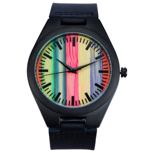 Men's Wooden Watch Lightweight Wooden Bamboo Mens Watches Analog Quartz Wood Watches for Men