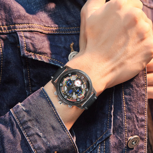 Men's Wooden Strap Watch