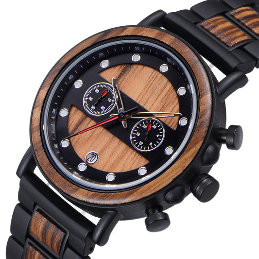 relogio men watches luxury ebony wood
