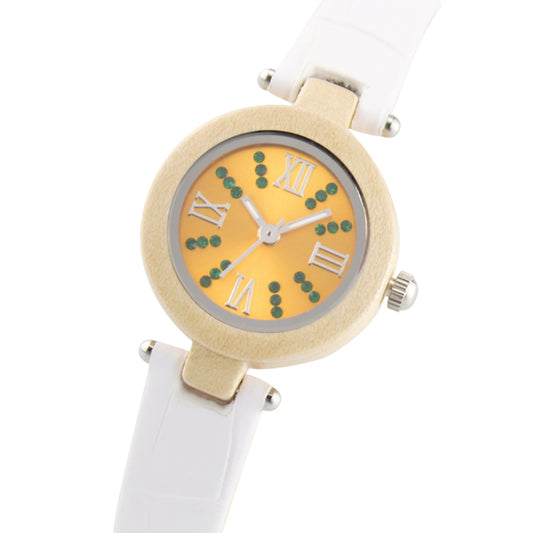 OEM Fashion Simple Custom Logo Japan Quartz High Quality Natural Wood Watch for Women