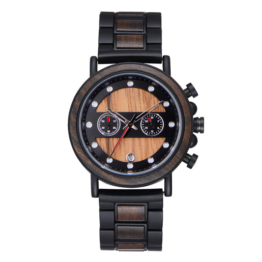relogio men watches luxury ebony wood