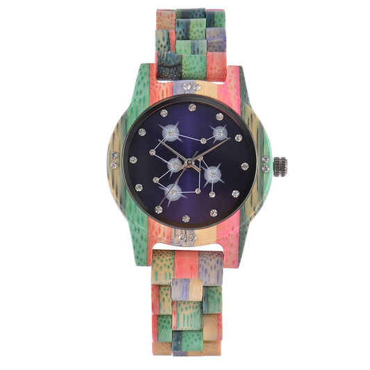New style wooden watch ladies quartz