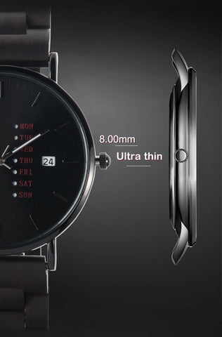 Shifenmei S5537 Classic Wooden Watch