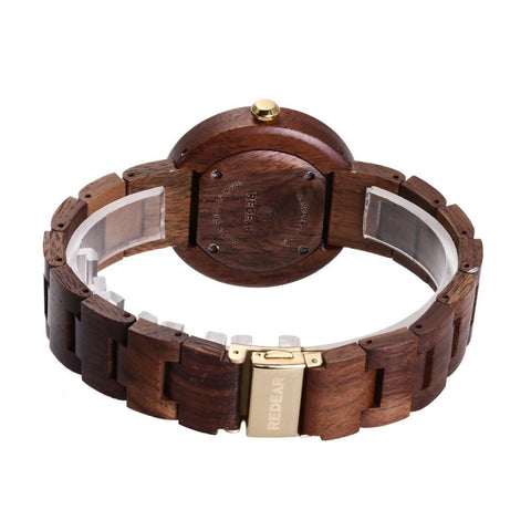 Handcrafted Men's Wooden Watch - Natural wooden band - Japanese Quartz Movement - Adjustable & Lightweight - Perfect Eco-Friendly Gift for Him