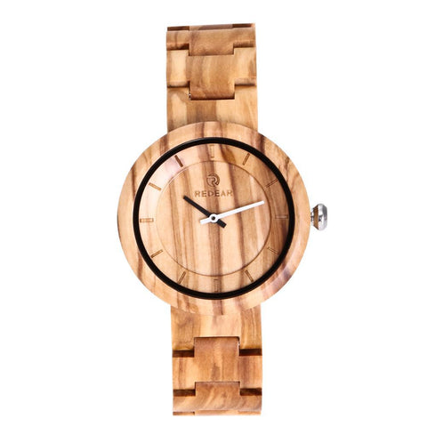 Handcrafted Men's Wooden Watch - Natural wooden band - Japanese Quartz Movement - Adjustable & Lightweight - Perfect Eco-Friendly Gift for Him
