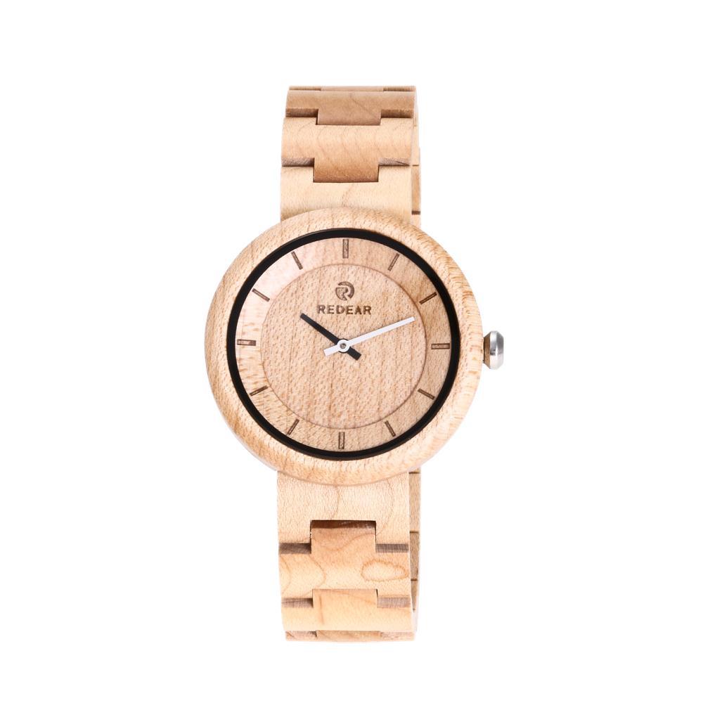 Handcrafted Men's Wooden Watch - Natural wooden band - Japanese Quartz Movement - Adjustable & Lightweight - Perfect Eco-Friendly Gift for Him