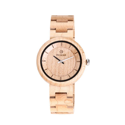 Handcrafted Men's Wooden Watch - Natural wooden band - Japanese Quartz Movement - Adjustable & Lightweight - Perfect Eco-Friendly Gift for Him