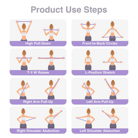 Figure 8 Resistance Bands – Silicone Exercise Bands for Women