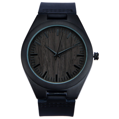 Men's Wooden Watch Lightweight Wooden Bamboo Mens Watches Analog Quartz Wood Watches for Men