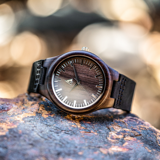 Classic Ebony Theo Monochrome Leather