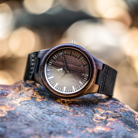 Classic Ebony Theo Monochrome Leather