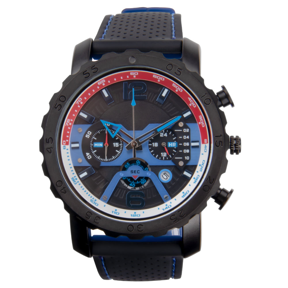 Multi-function quartz large dial waterproof watch