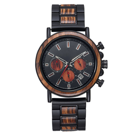 Saint Martin-Red Sandalwood Men Chronograph