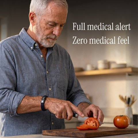 ❤️ Personalized Diabetes Medical ID Bracelet | Stay Prepared Every Day