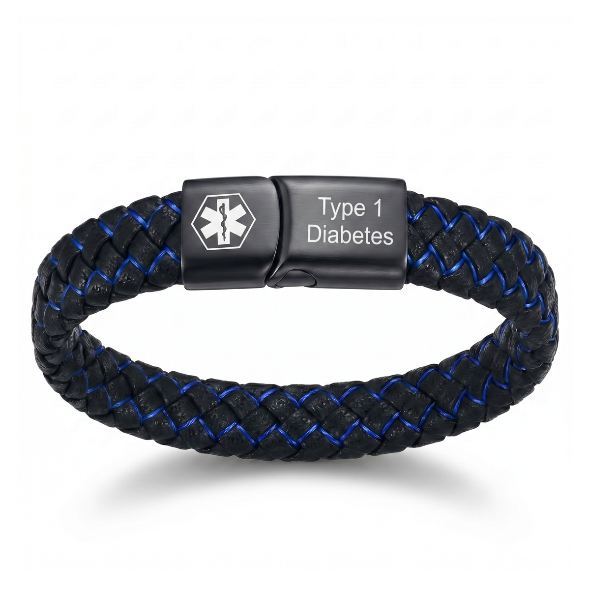❤️ Personalized Diabetes Medical ID Bracelet | Stay Prepared Every Day