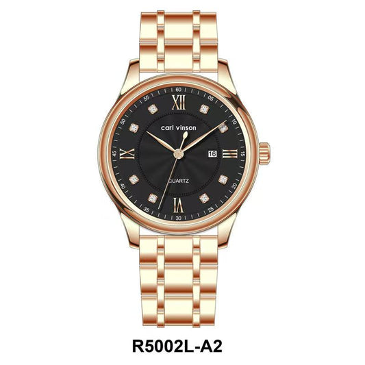 Luxury Stainless Steel Diamond Women's Watch – Elegant Quartz Dress Watch with Genuine Diamonds, Water-Resistant & Scratch-Proof Crystal Dial ( Gold/Silver, 32mm)
