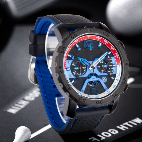 Multi-function quartz large dial waterproof watch