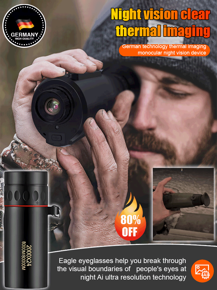🔥Darkness No Longer Hides Anything – Long-Range Night Vision Goggles