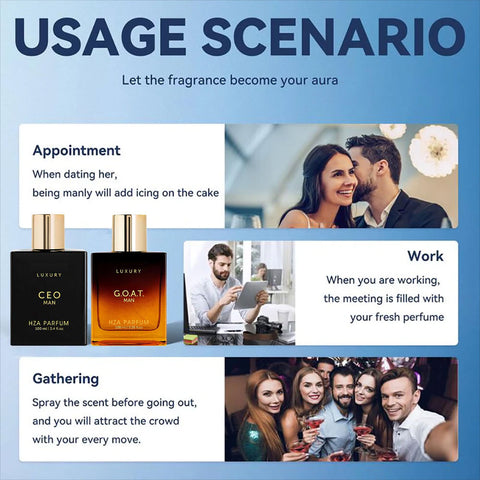 Gentlemen’s Fragrance Set with CEO MAN Perfume & G.O.A.T MAN Aroma