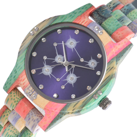 New style wooden watch ladies quartz