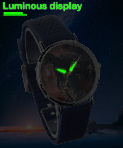 Unique Design Casual Fashion Luminous Silicone Strap Watch