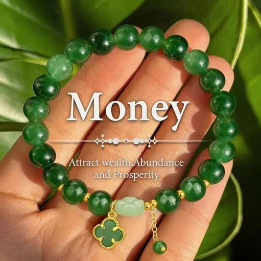 Money Magnet Clover Bracelet