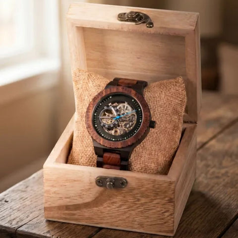 The Biscuit Men's Wooden Watch