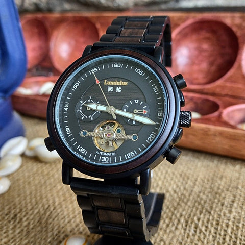 The Aviator Men's Wood Watch