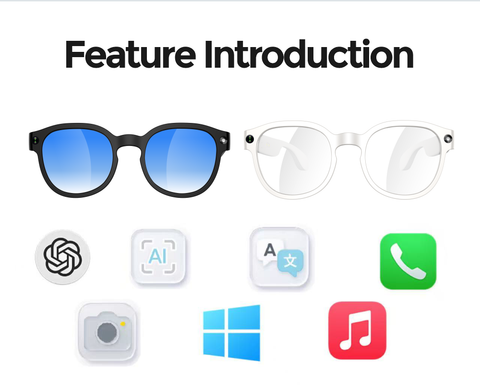 👓Lightweight Smart Glasses with Hands-Free Control