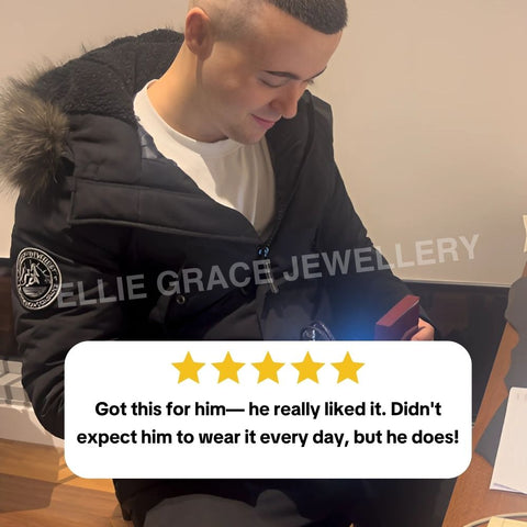 To My Son – ‘Love You Forever’ Personalised Name Bracelet