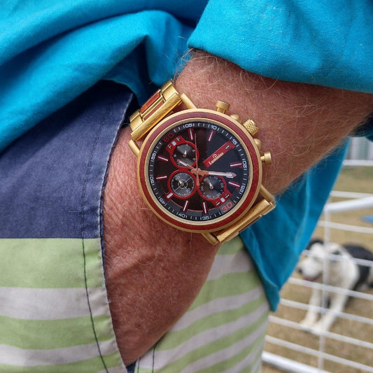 The Camelot Men's Wooden Watch