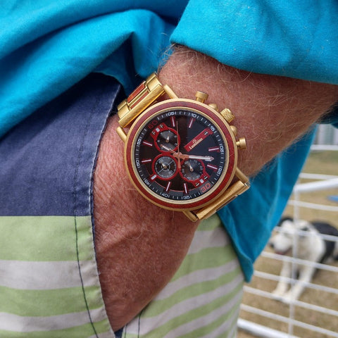 The Camelot Men's Wooden Watch