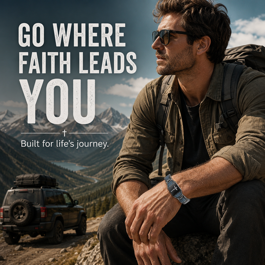Men’s Jesus Cross Bracelet – Meaningful Faith Gift for Him，Wear Your Faith. Every Day.