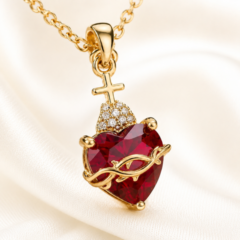 Sacred Heart of Jesus Faith Necklace ⭐