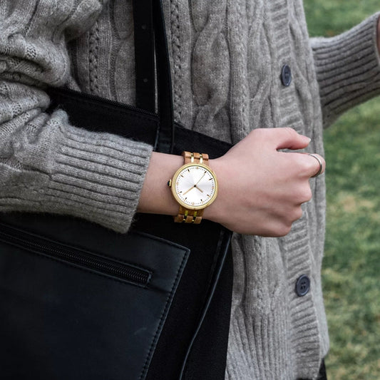 The Daisy Women's Wood Watch