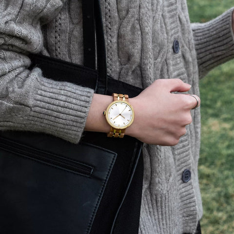 The Daisy Women's Wood Watch