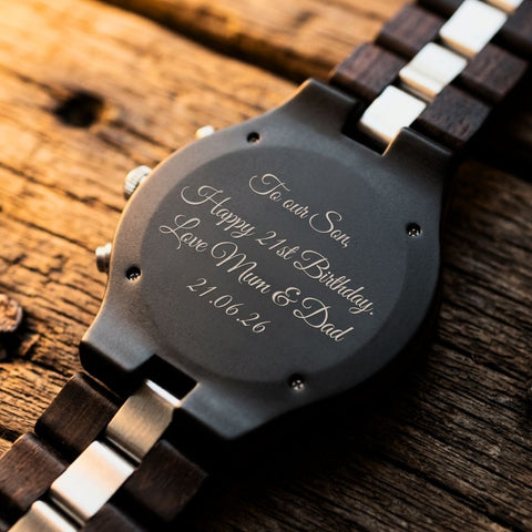 The Hunter Men's Wood Watch