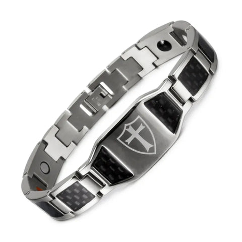Men's Jesus cross energy bracelet
