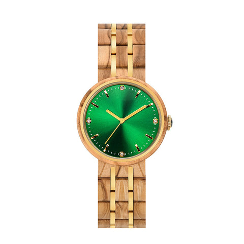 The Daisy Women's Wood Watch