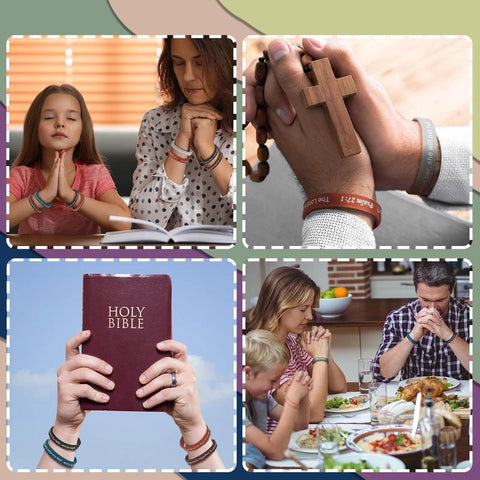 ✝️Bible Verse Bracelets – Christian Faith Wristbands for Church Events, Youth Groups & Sunday School Rewards