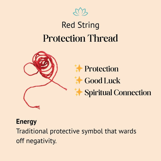 Buddha & Karma Tibetan Red String Bracelet - Buddhist Lucky Charm