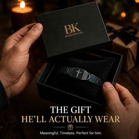 Men’s Jesus Cross Bracelet – Meaningful Faith Gift for Him，Wear Your Faith. Every Day.