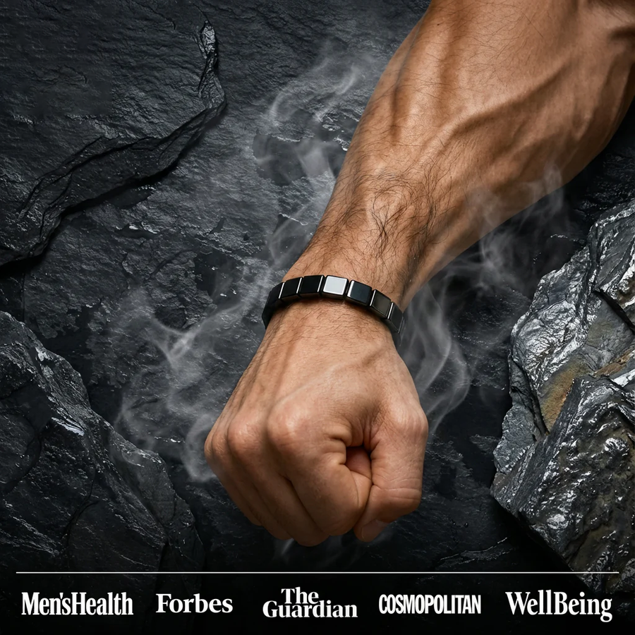 Natural Hematite Energy Bracelet – Balance, Strength & Confidence