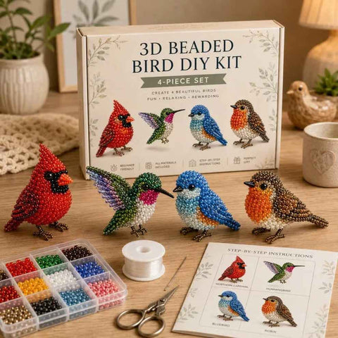 ✨Petite 3D Beaded Animal Kit – Cute, Relaxing & Giftable