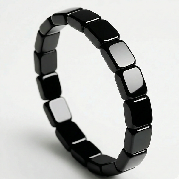Natural Hematite Energy Bracelet – Balance, Strength & Confidence