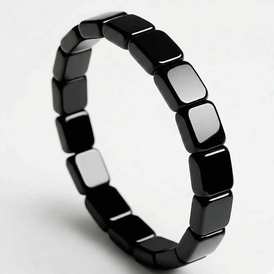 Natural Hematite Energy Bracelet – Balance, Strength & Confidence